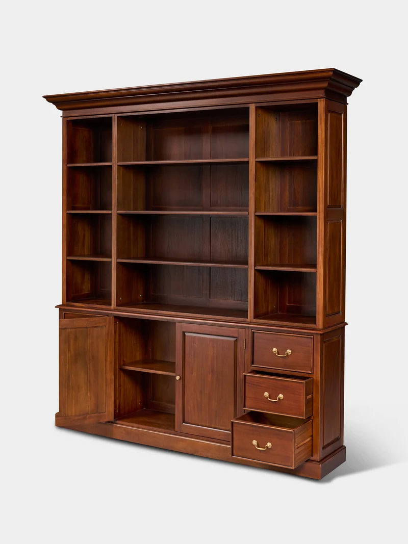 Boekenkast Open 220cm Amber