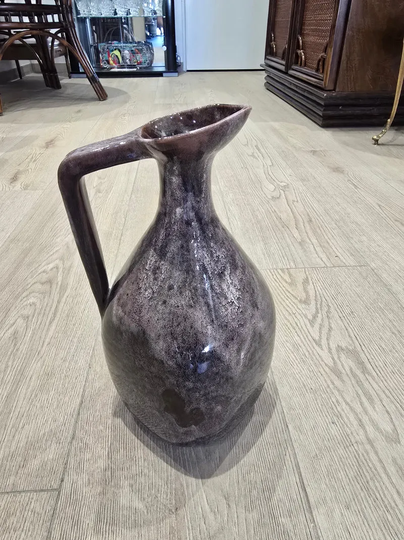 Grand pichet / vase sculptural Accolay – Potiers d’Accolay – années 1950-60 – signé, N°3 – H. 33 cm