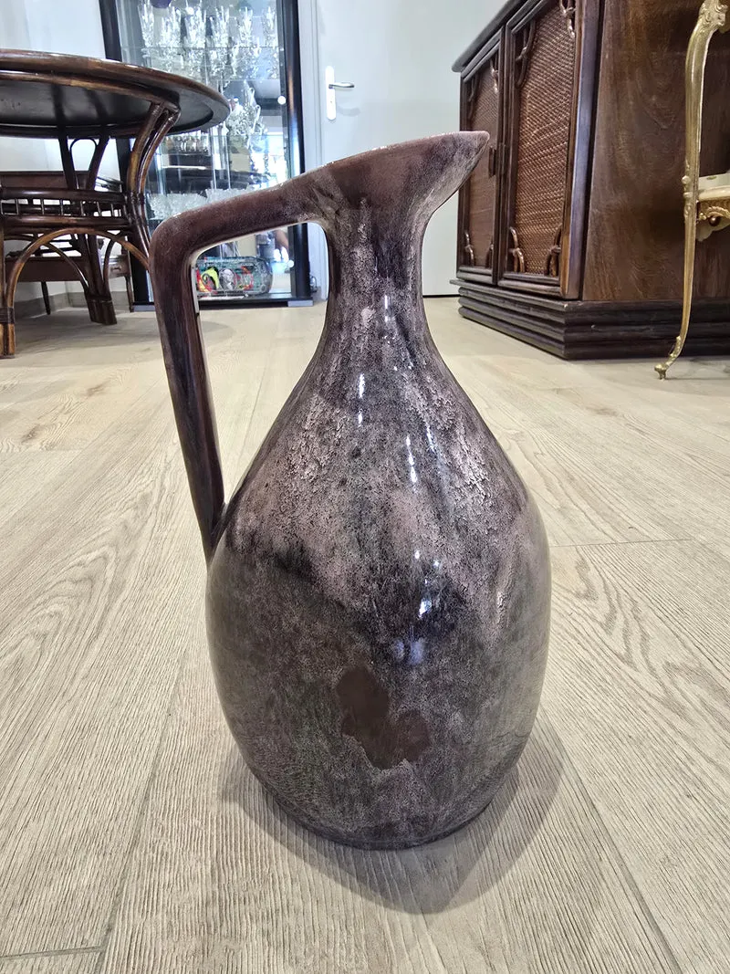 Grand pichet / vase sculptural Accolay – Potiers d’Accolay – années 1950-60 – signé, N°3 – H. 33 cm