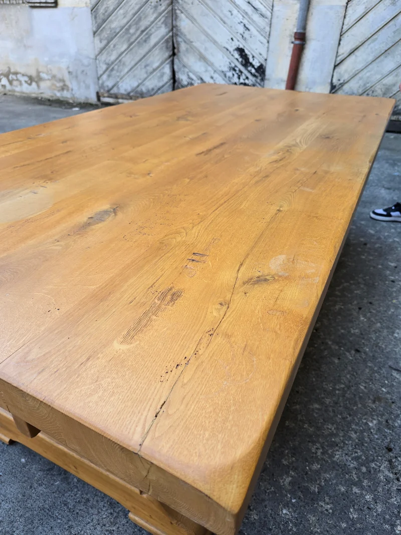 Grande table monastère en chêne massif – Fabrication artisanale française