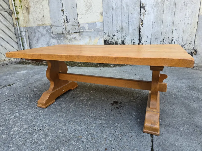 Grande table monastère en chêne massif – Fabrication artisanale française