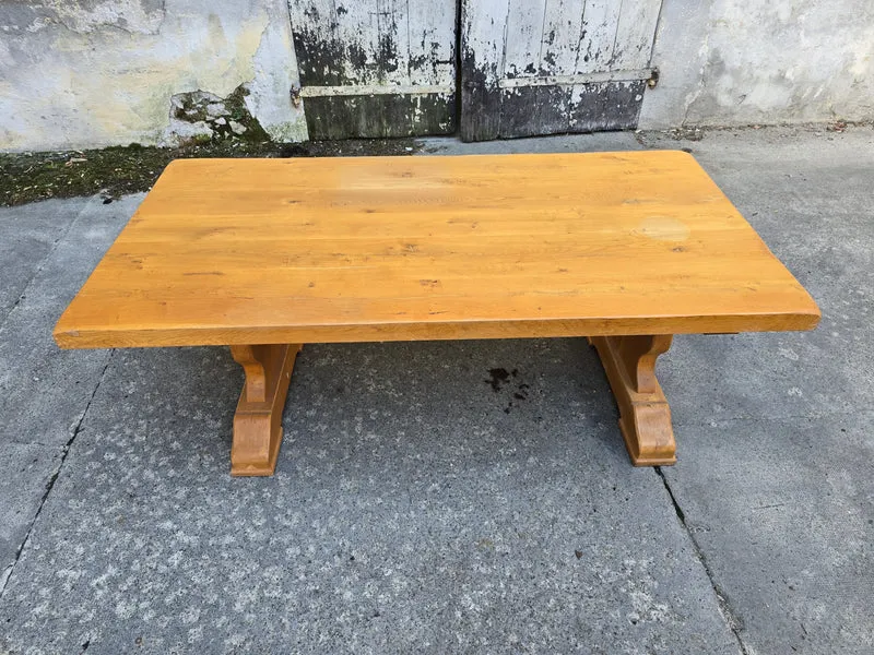 Grande table monastère en chêne massif – Fabrication artisanale française