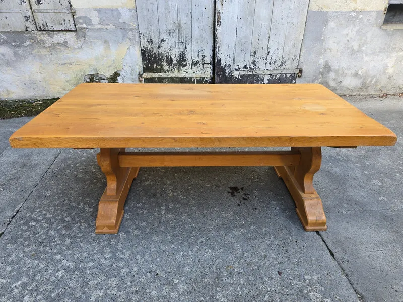 Grande table monastère en chêne massif – Fabrication artisanale française