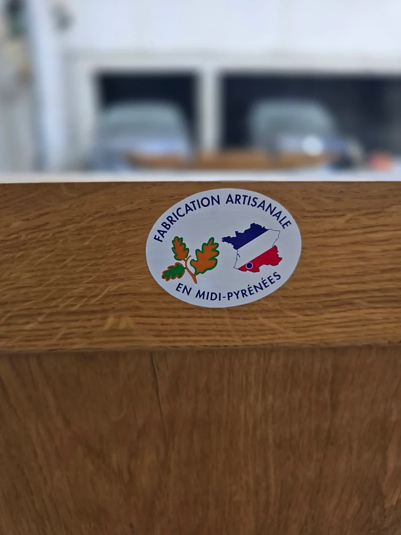 Grande table monastère en chêne massif – Fabrication artisanale française