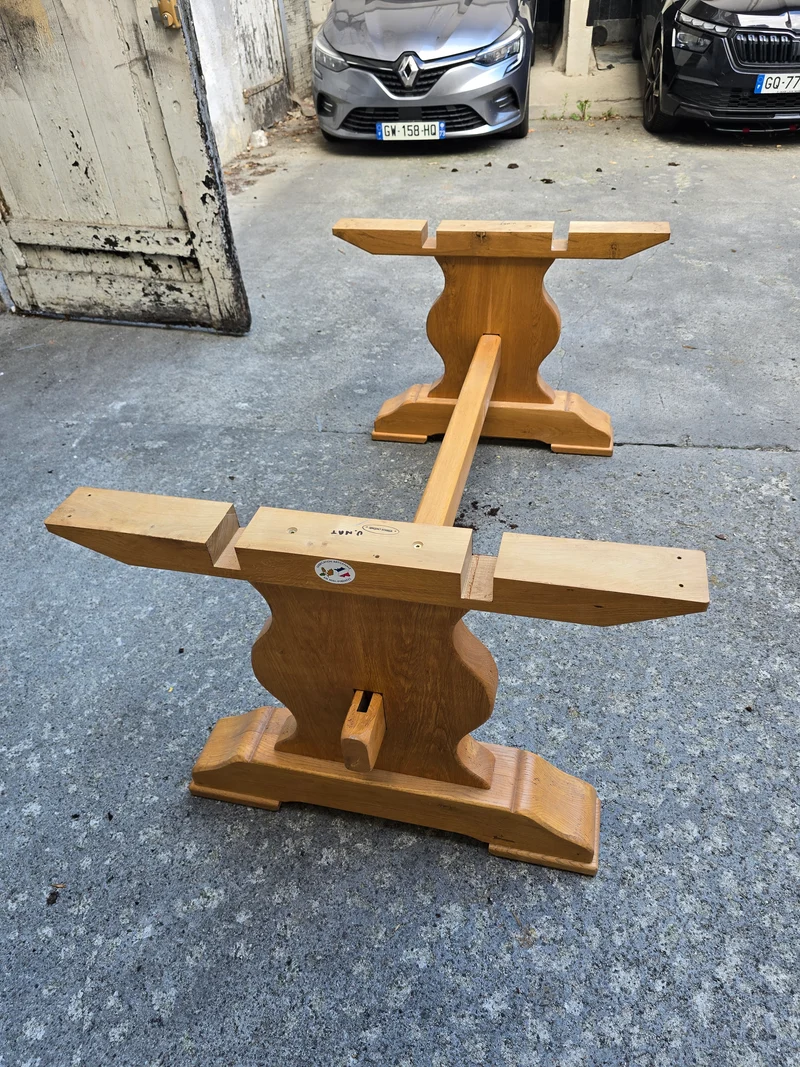 Grande table monastère en chêne massif – Fabrication artisanale française