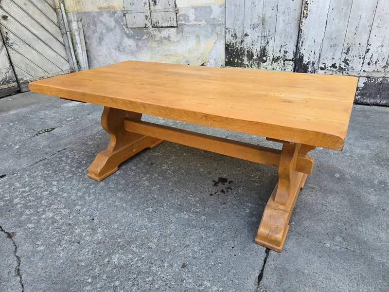 Grande table monastère en chêne massif – Fabrication artisanale française