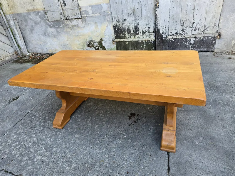 Grande table monastère en chêne massif – Fabrication artisanale française