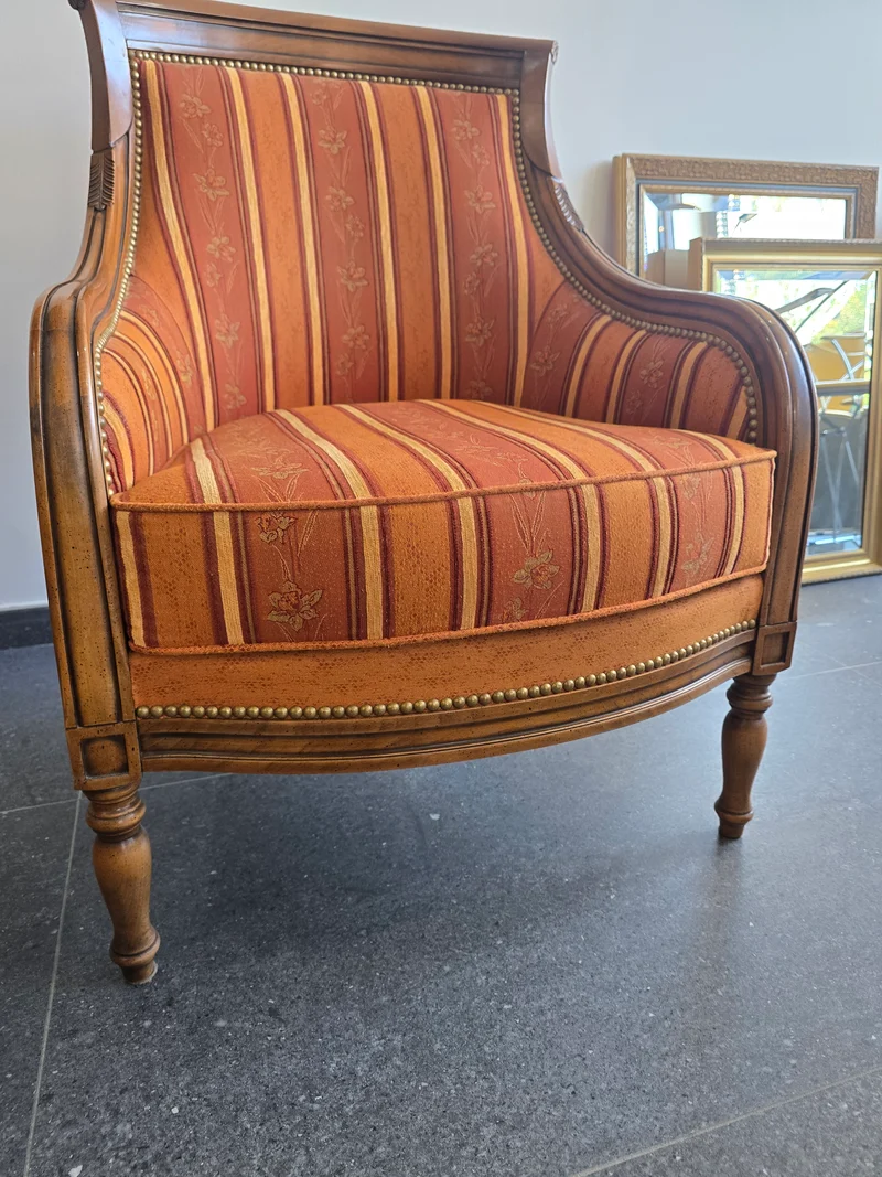 Paire de fauteuils bergères de grande qualité – Manufacture SE