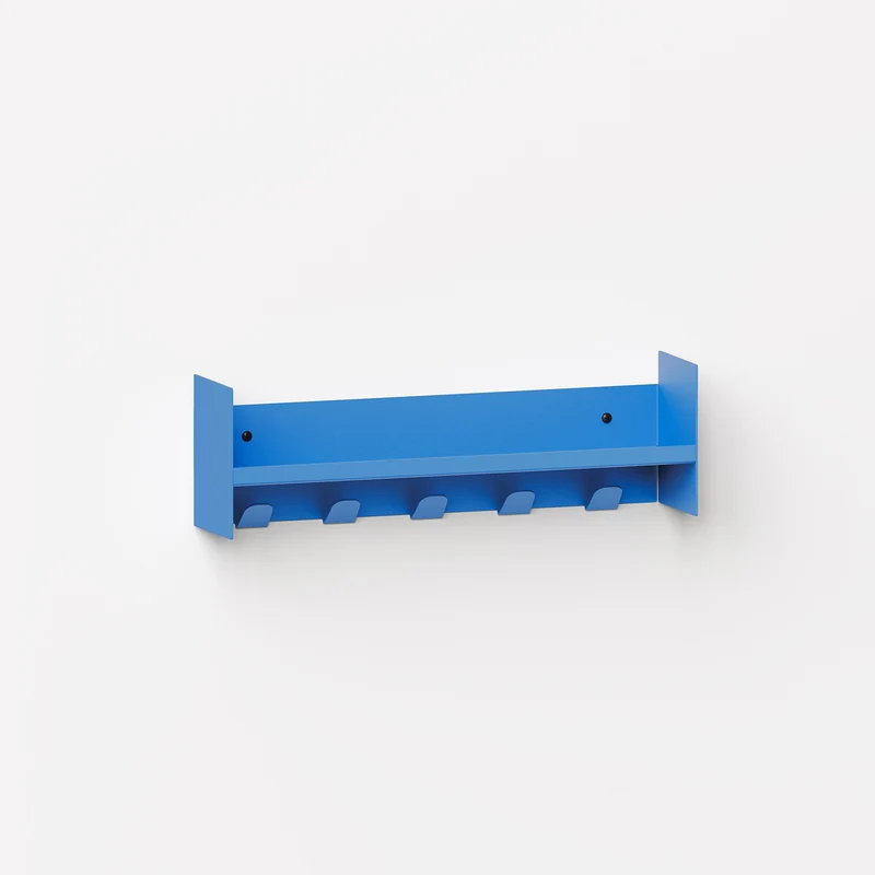 Etagère porte-manteau PLI Slim en acier - 20 à 60cm