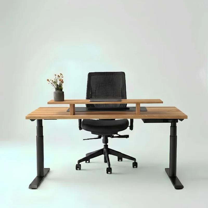 Solid Oak Standing Desk