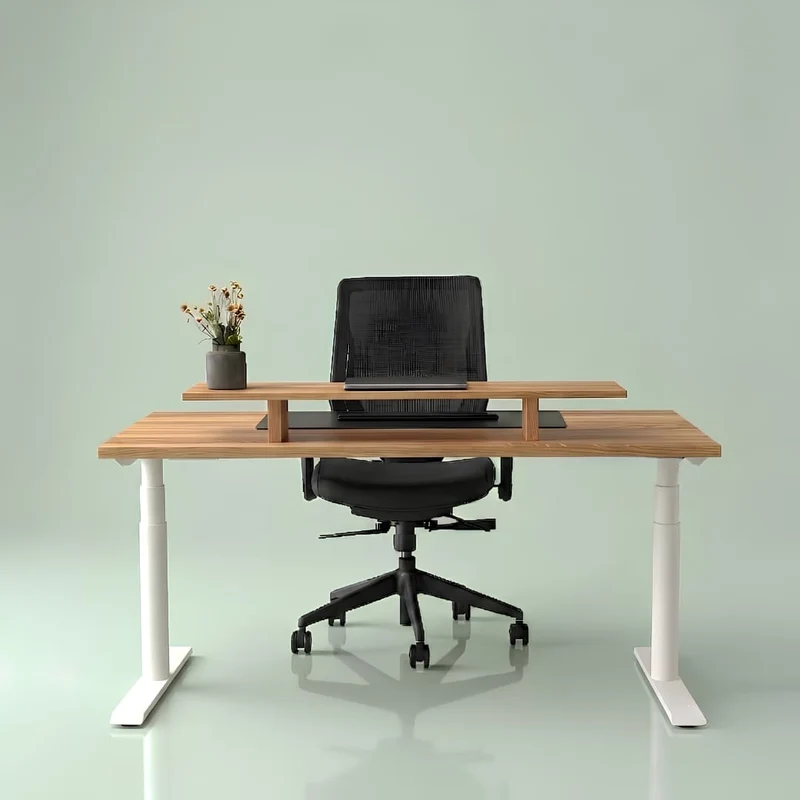 Solid Oak Standing Desk