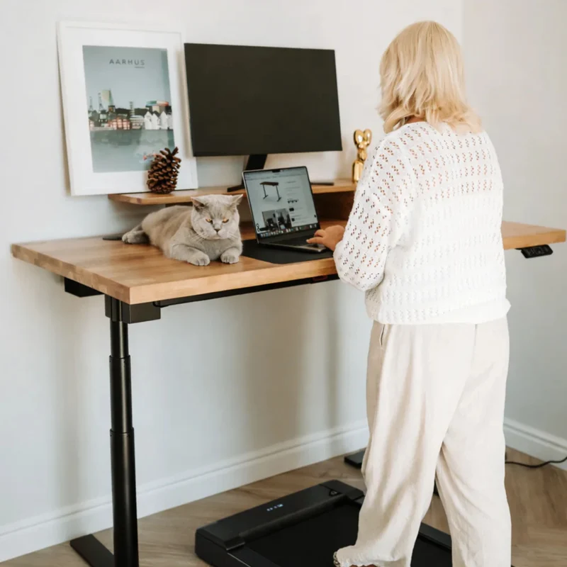 Solid Oak Standing Desk
