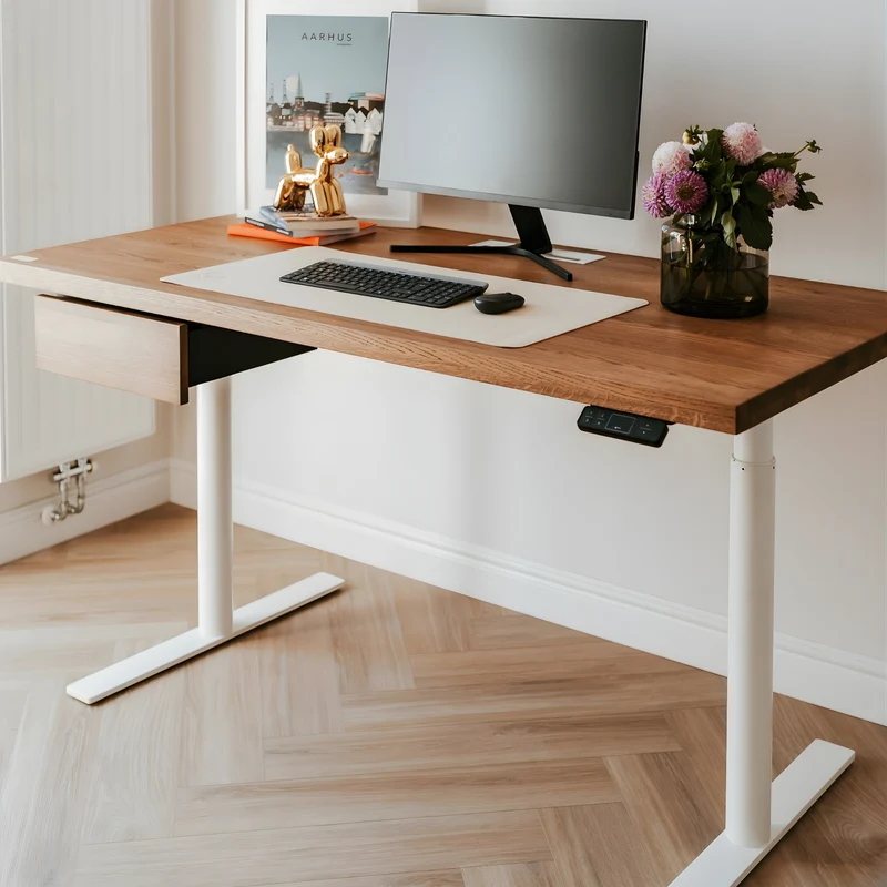 Solid Oak Standing Desk