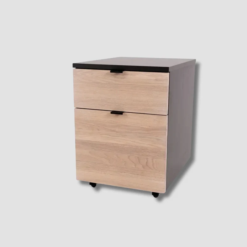 Oak Wood Office Cabinet
