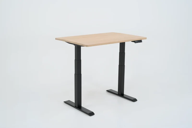 WoodDesk : bureau assis debout en bois massif haut de gamme – ergonomie, élégance et bien-être au quotidien