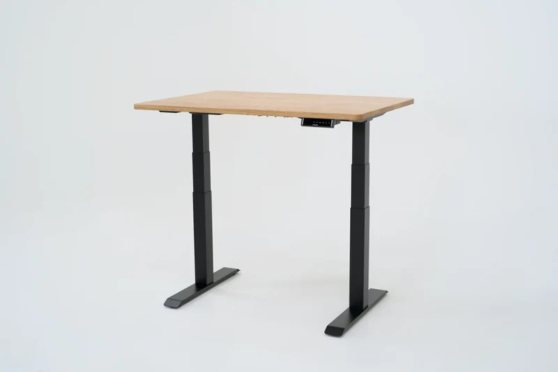 WoodDesk : bureau assis debout en bois massif haut de gamme – ergonomie, élégance et bien-être au quotidien