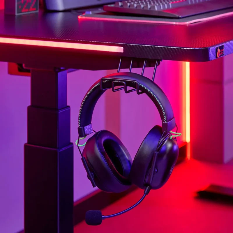 Bureau gaming assis debout électrique GamingDesk pour gamers exigeants