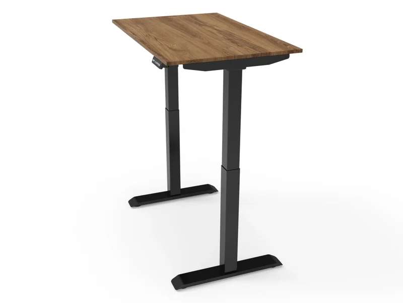 Bureau assis-debout compact pour télétravail, personnalisable et ergonomique : HomeDesk