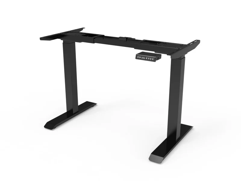 Bureau assis-debout compact pour télétravail, personnalisable et ergonomique : HomeDesk