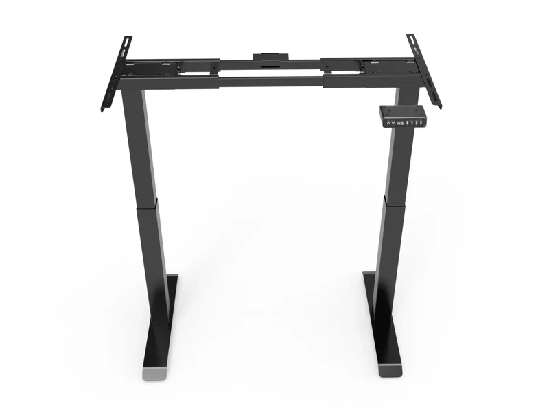 Bureau assis-debout compact pour télétravail, personnalisable et ergonomique : HomeDesk