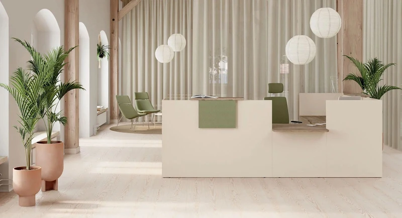 Banque d’accueil FrontDesk : première impression, ergonomie et modularité