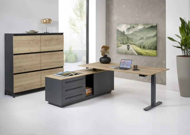 Bureau de direction ExecutiveDesk : prestige, ergonomie et performance