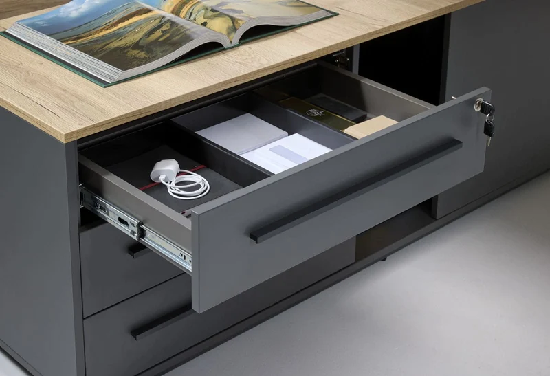 Bureau de direction ExecutiveDesk : prestige, ergonomie et performance