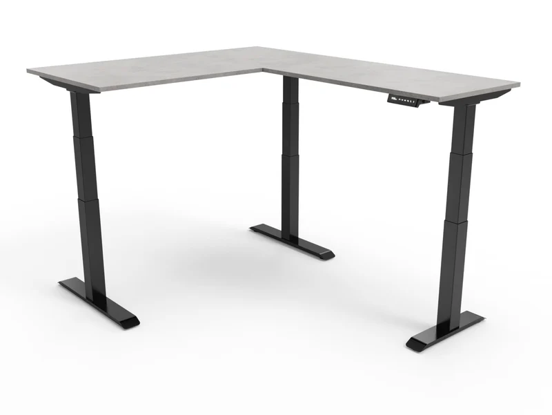 CornerDesk : votre bureau d’angle assis debout motorisé
