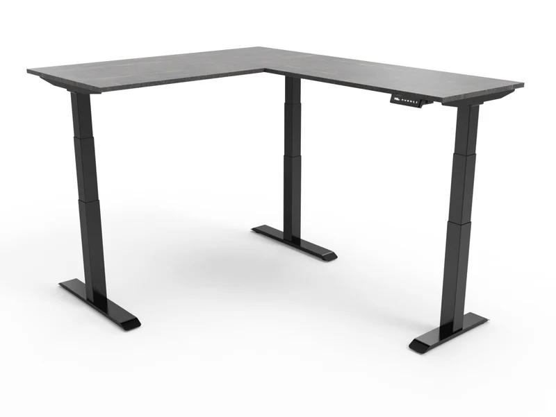 CornerDesk : votre bureau d’angle assis debout motorisé
