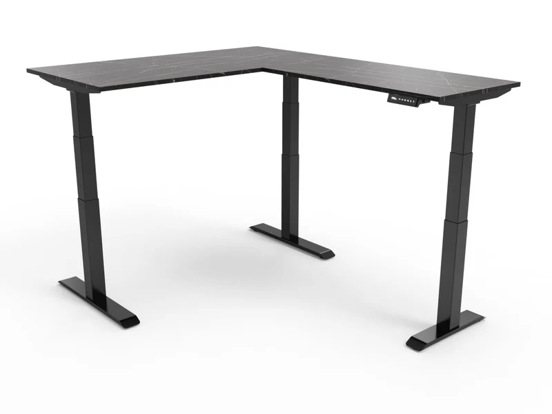 CornerDesk : votre bureau d’angle assis debout motorisé