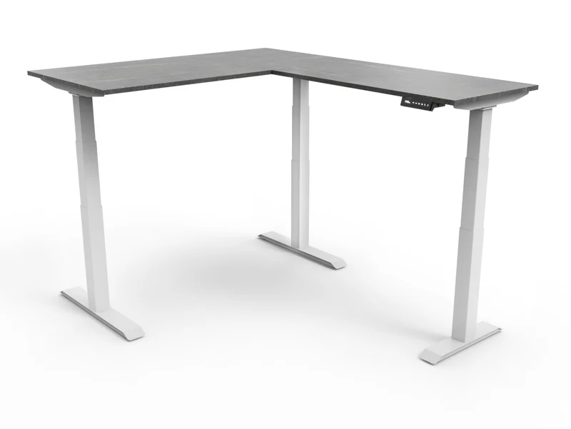 CornerDesk : votre bureau d’angle assis debout motorisé