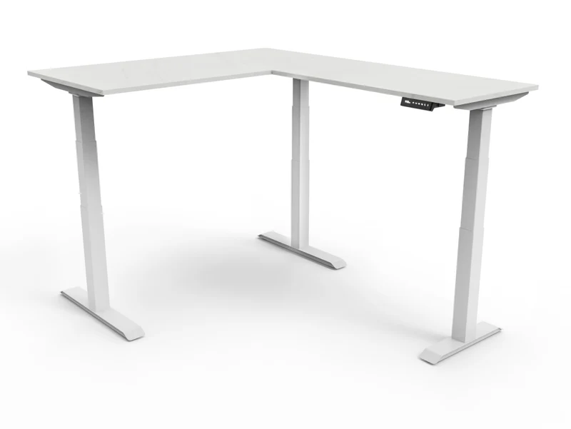 CornerDesk : votre bureau d’angle assis debout motorisé
