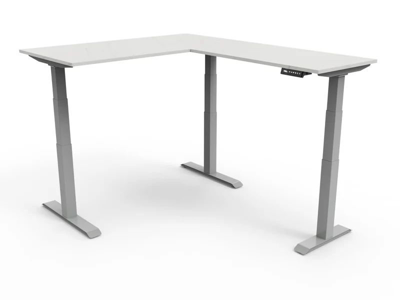 CornerDesk : votre bureau d’angle assis debout motorisé