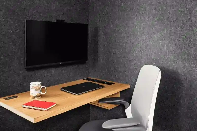 Cabine acoustique de bureau 1 personne assis