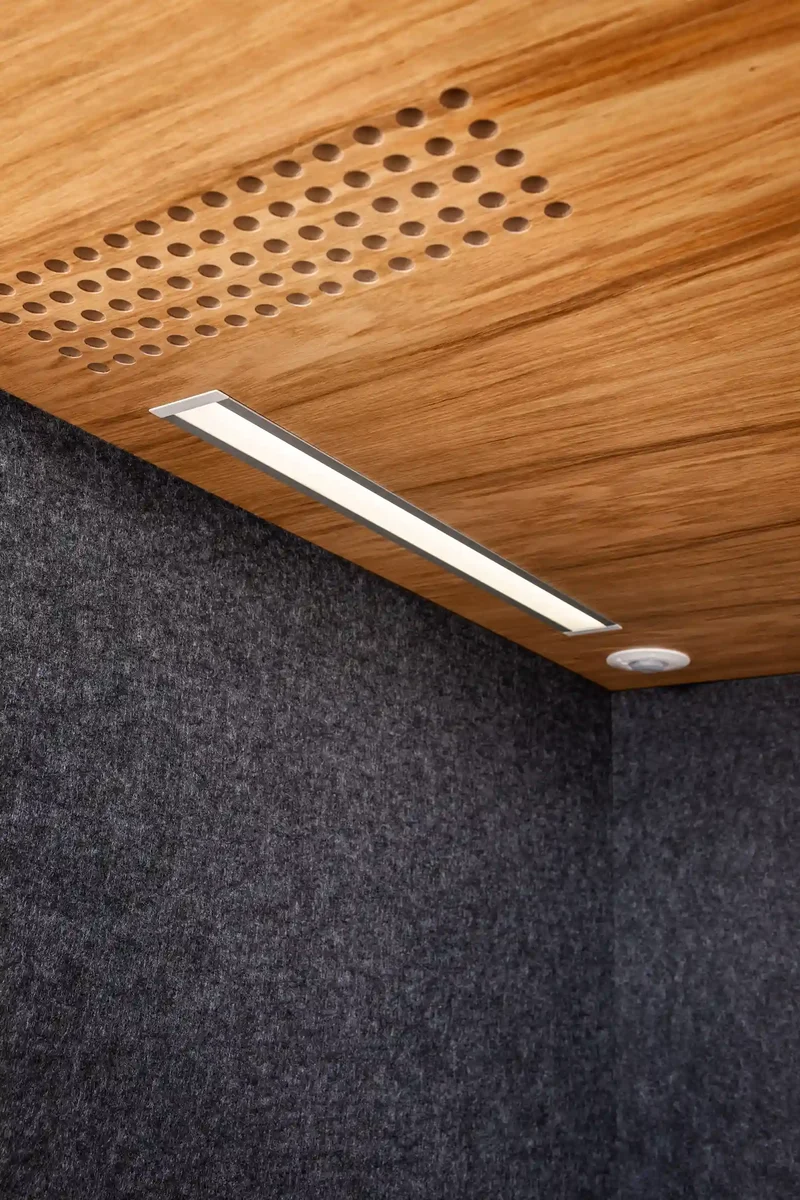 Cabine acoustique de bureau 1 personne assis