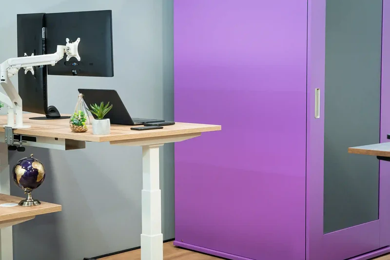 Cabine acoustique de bureau 1 personne assis
