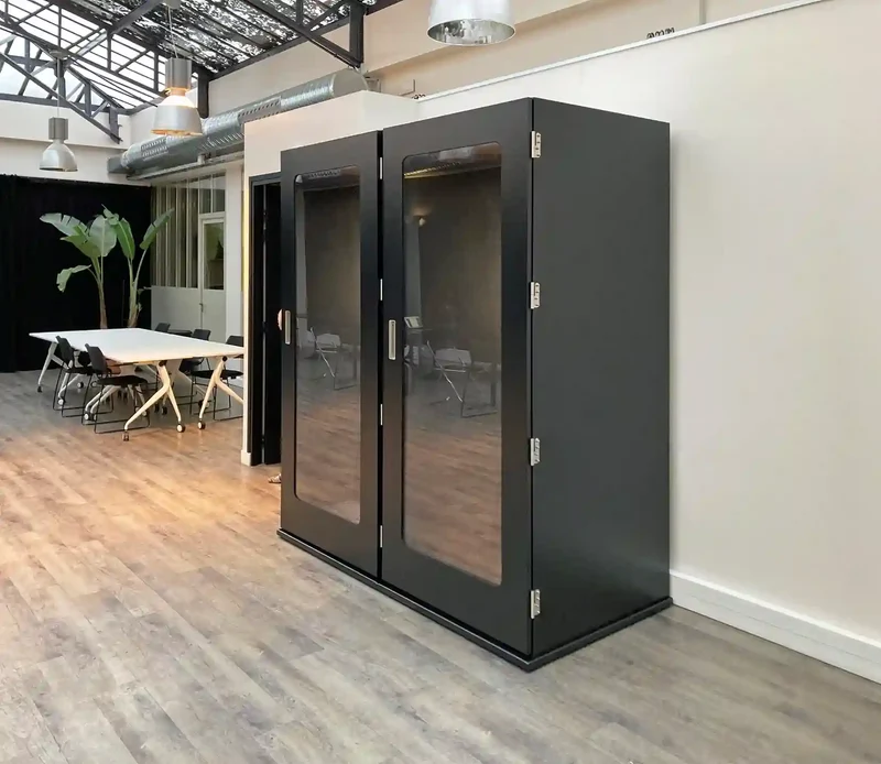 Cabine acoustique de bureau 1 personne assis