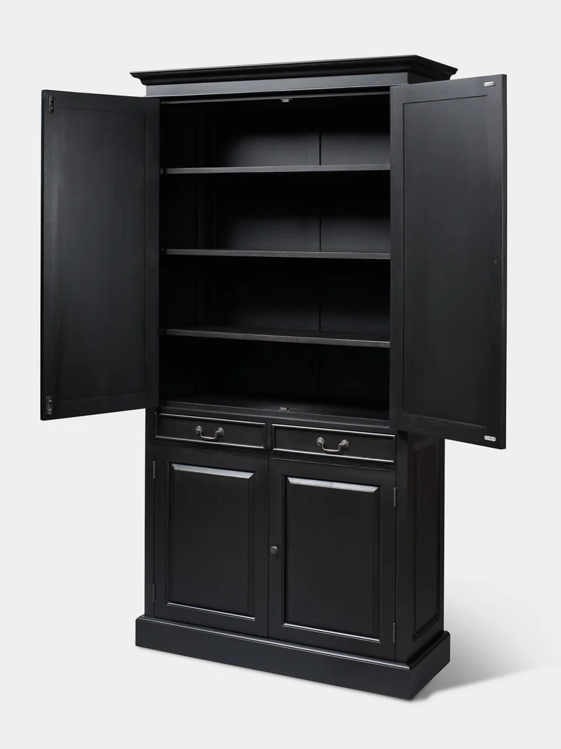 Boekenkast Gesloten Zwart