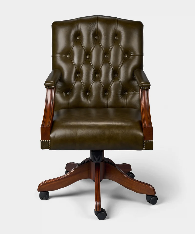 Gainsborough Chair Olijfgroen - Chesterfield