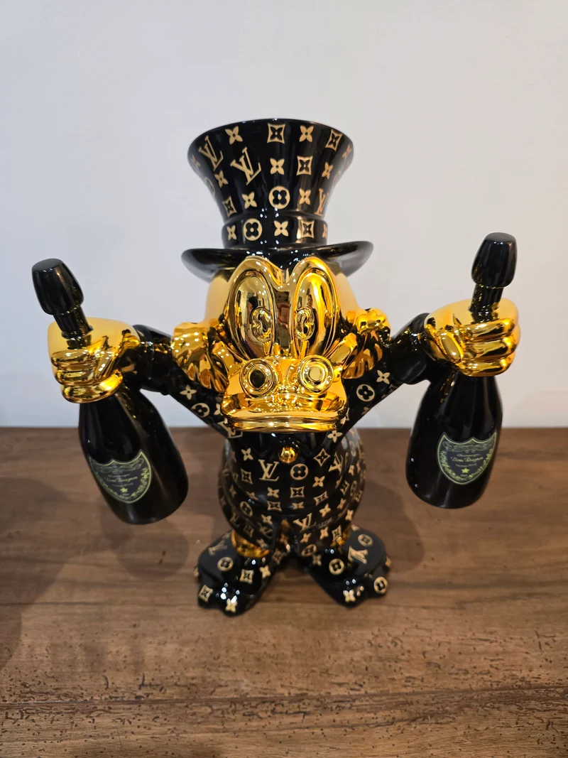 Sculpture Picsou « Luxury Edition » NAOR – Édition Limitée 3/26