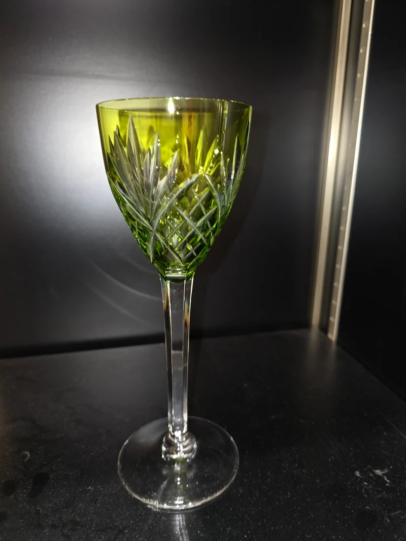 12 coupes / verres colorés Saint-Louis modèle Chantilly