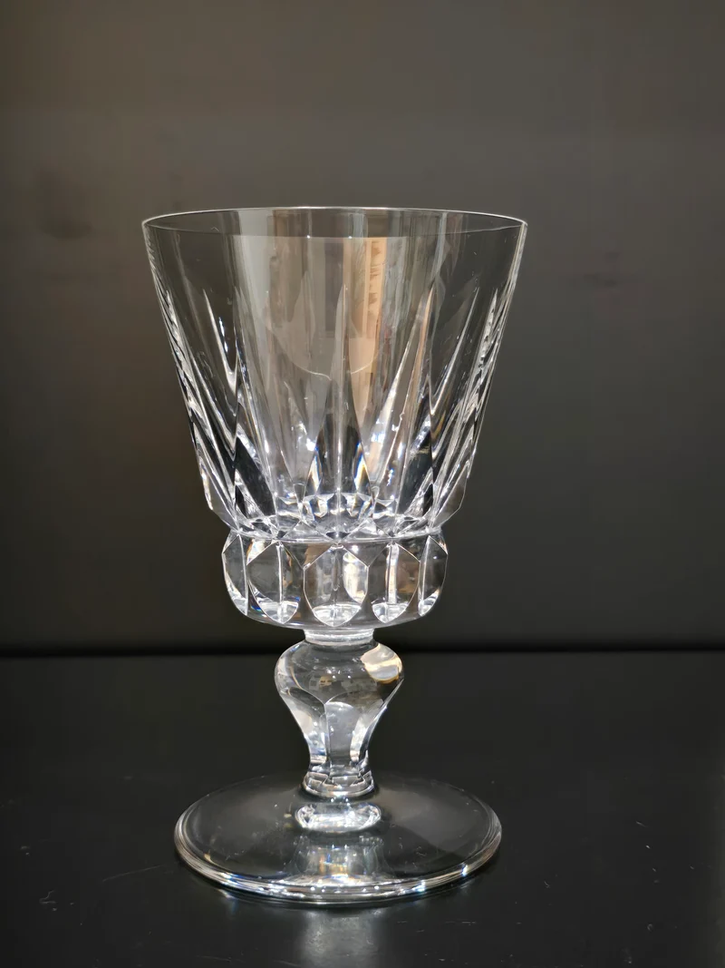 12 verres à eau Saint-Louis modèle Guernesey en cristal taillé