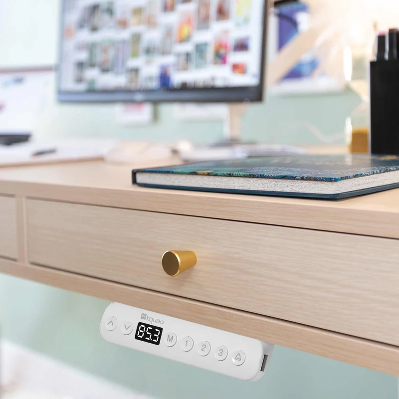 Bureau assis debout avec rangement - SPACE DYNAMIC
