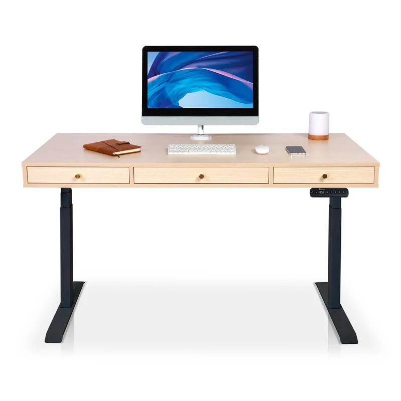 Bureau assis debout avec rangement - SPACE DYNAMIC
