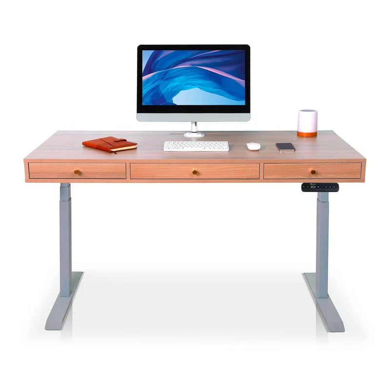 Bureau assis debout avec rangement - SPACE DYNAMIC