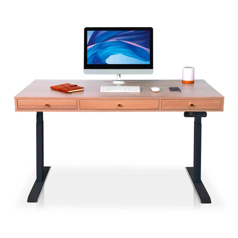 Bureau assis debout avec rangement - SPACE DYNAMIC