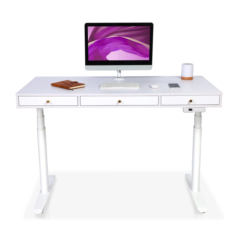 Bureau assis debout avec rangement - SPACE DYNAMIC