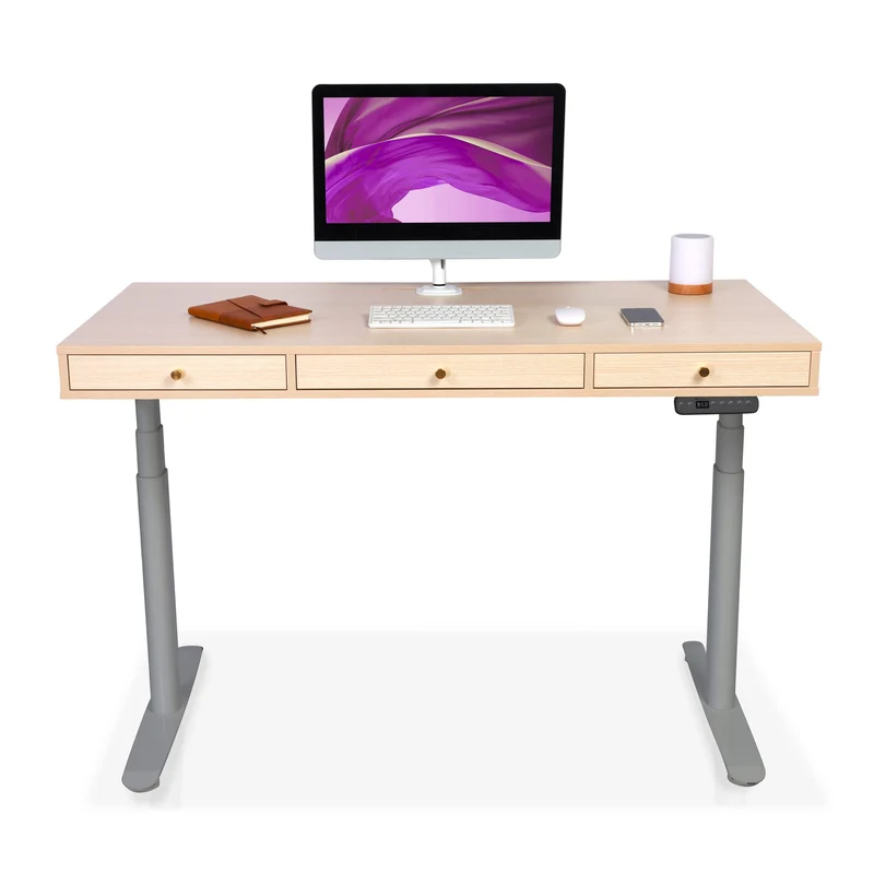 Bureau assis debout avec rangement - SPACE DYNAMIC