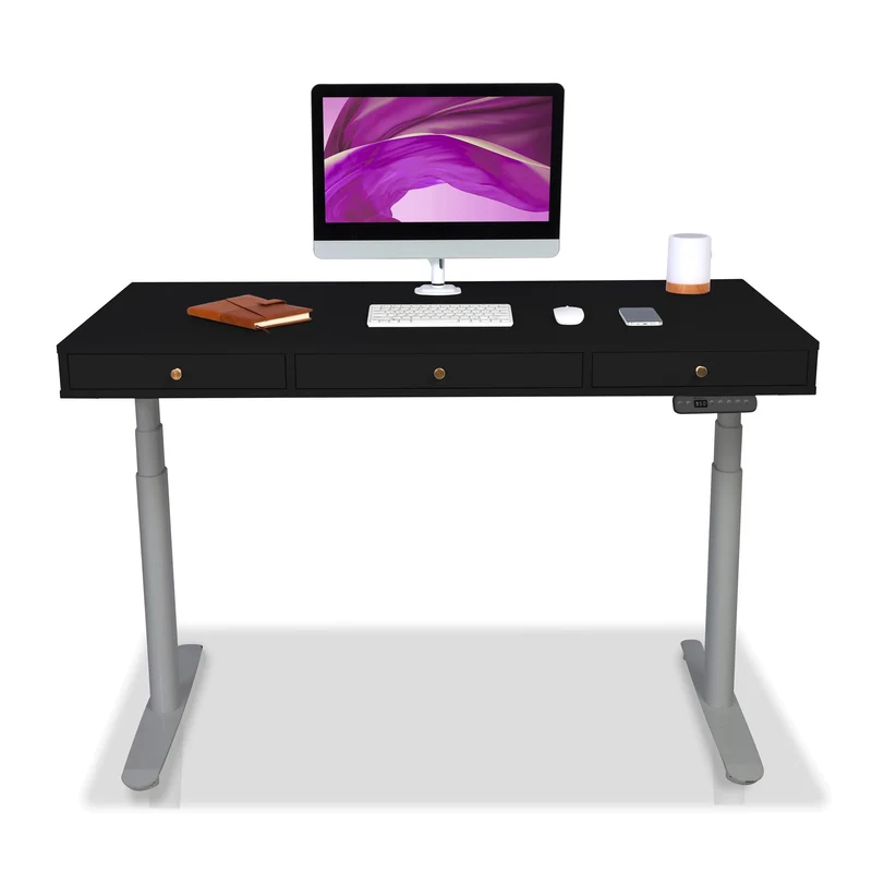 Bureau assis debout avec rangement - SPACE DYNAMIC