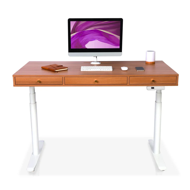 Bureau assis debout avec rangement - SPACE DYNAMIC